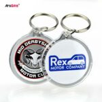 Home 5 Transparent Plastic Keychain